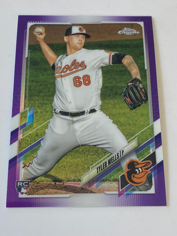 2021 Topps Chrome Update Purple Refractor #USC83 Tyler Wells RC