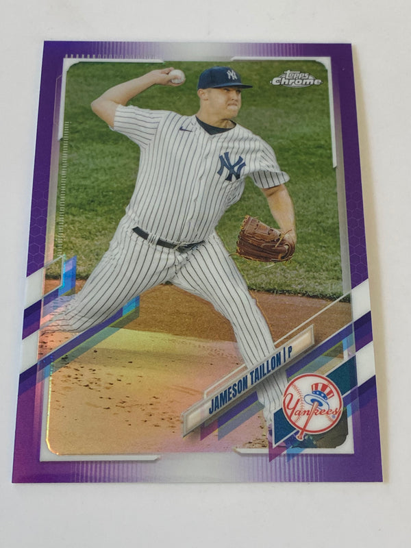 2021 Topps Chrome Update Purple Refractor #USC42 Jameson Taillon