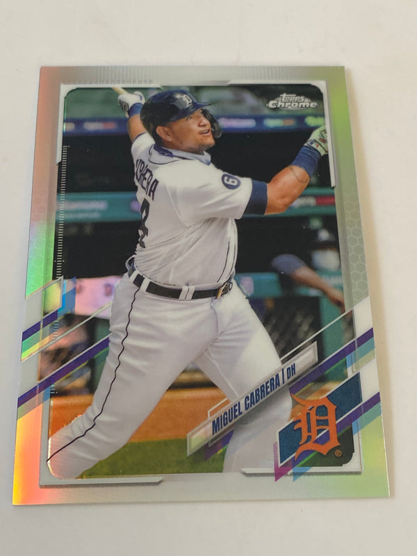 2021 Topps Chrome Refractor #10 Miguel Cabrera