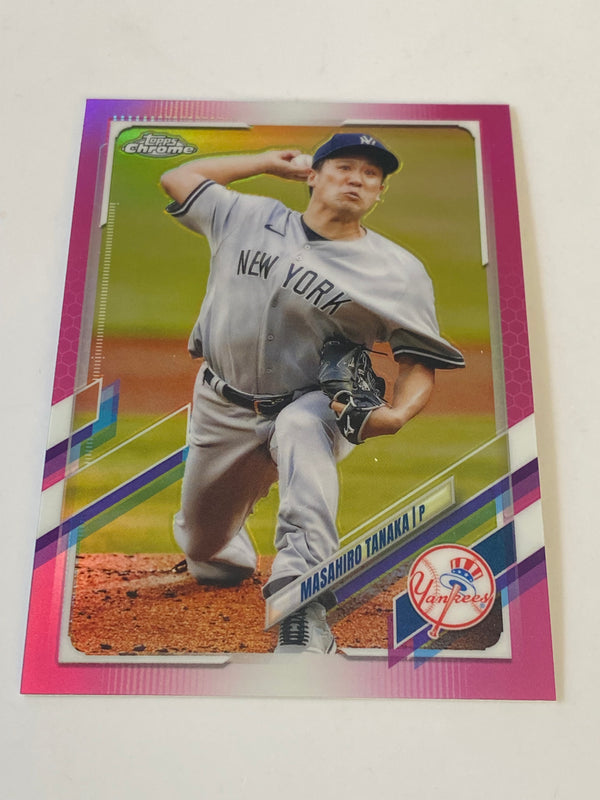 2021 Topps Chrome Pink Refractor #131 Masahiro Tanaka