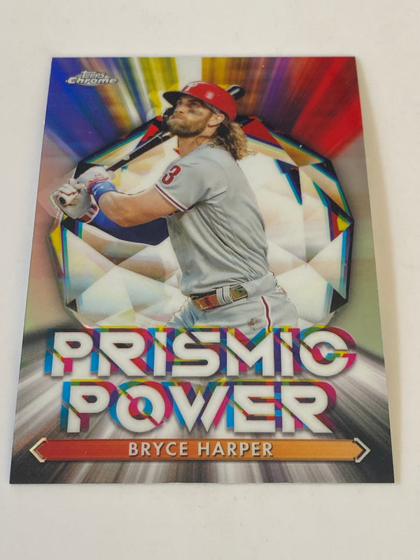 2021 Topps Chrome Prismic Power #PP-4 Bryce Harper