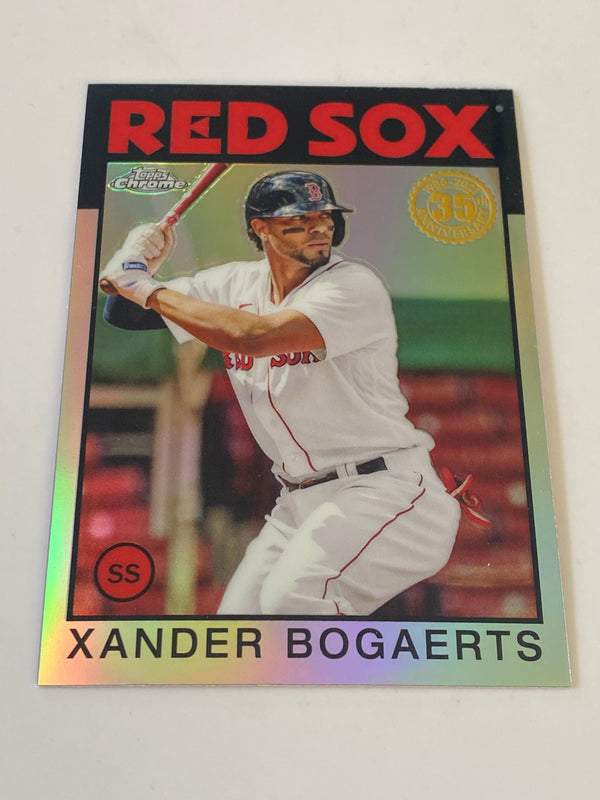 2021 Topps Chrome 1986 35th Anniversary Refractor #86BC-8 Xander Bogaerts