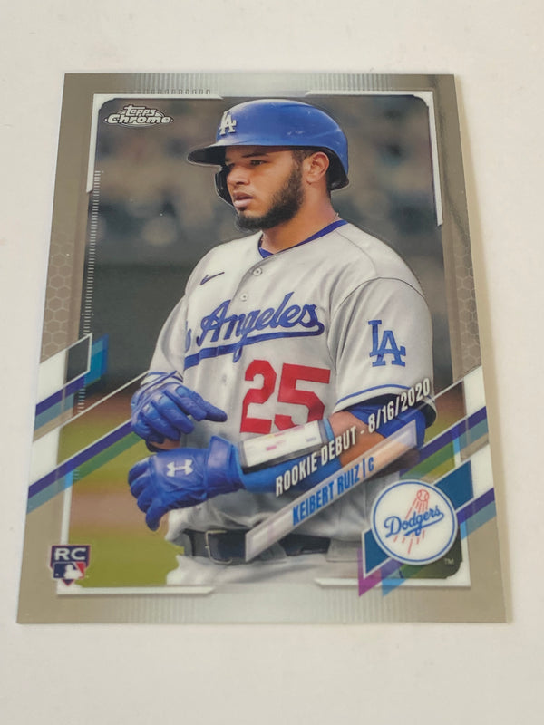 2021 Topps Chrome Update #USC47 Keibert Ruiz RC