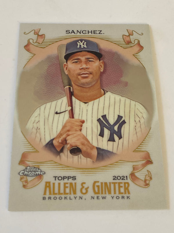 2021 Topps Chrome Allen & Ginter #186 Gary Sanchez