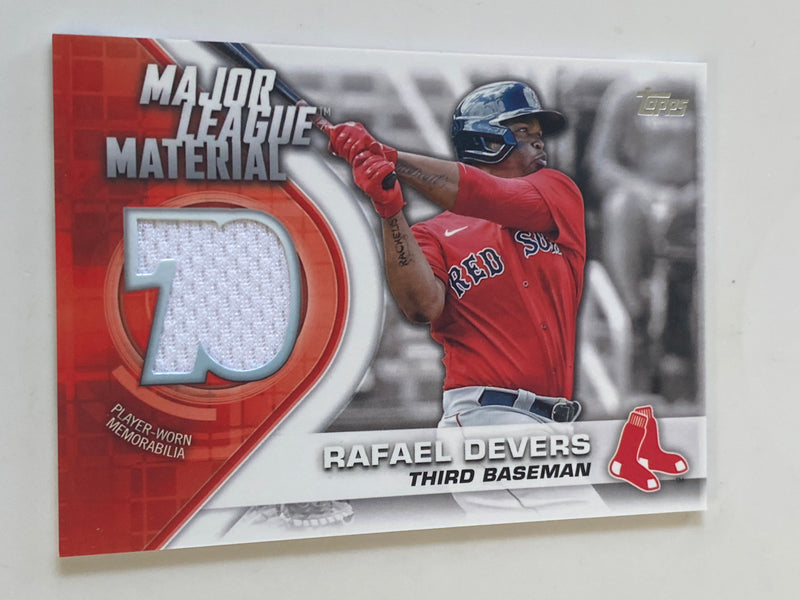 2021 Topps Update Major League Material Jersey #MLM-RD Rafael Devers