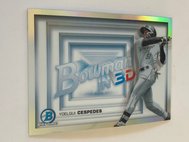 2022 Bowman Chrome in 3D Refractor #B3D-8 Yoelqui Cespedes