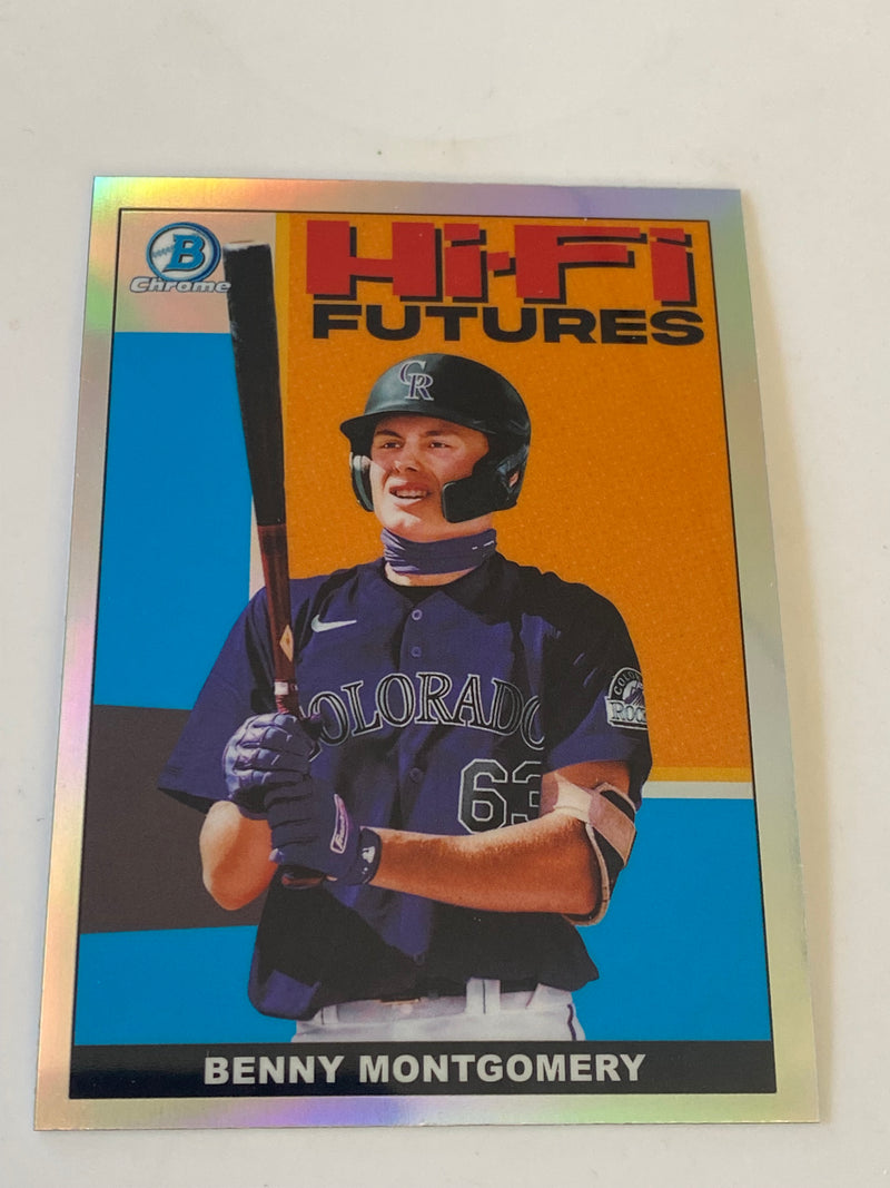 2022 Bowman Chrome Hi-Fi Futures Refractor #HIFI-2 Benny Montgomery