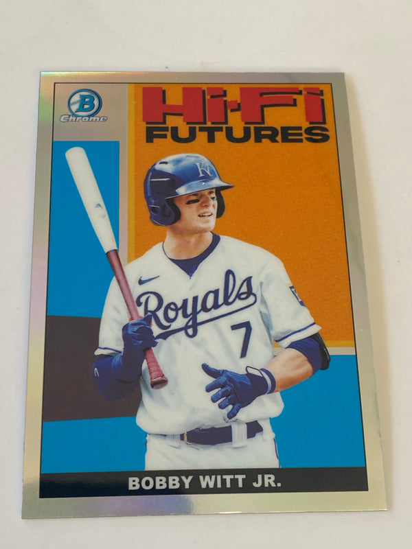 2022 Bowman Chrome Hi-Fi Futures Refractor #HIFI-5 Bobby Witt Jr.