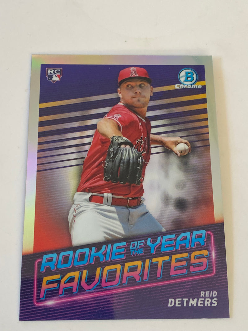 2022 Bowman Chrome Rookie Of The Year Favorites Refractor #ROYF-14 Reid Detmers RC