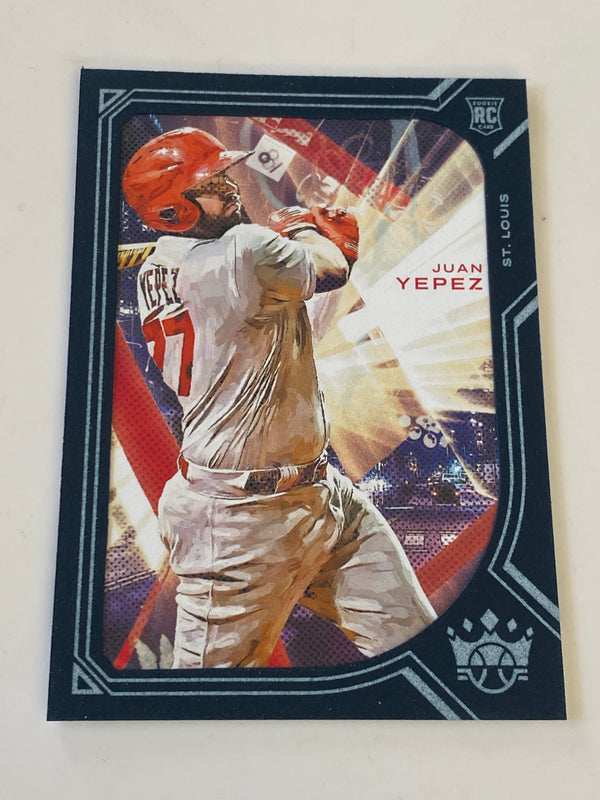 2022 Panini Diamond Kings Blue Frame #93 Juan Yepez RC