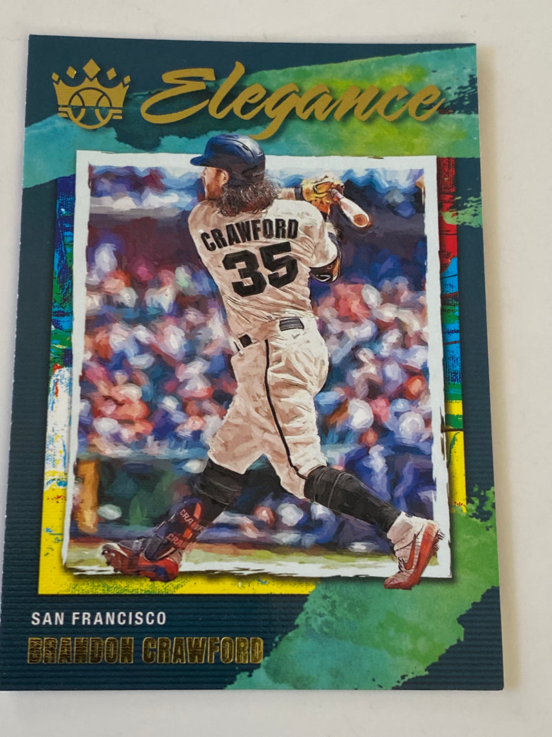 2022 Panini Diamond Kings Elegance #E-7 Brandon Crawford