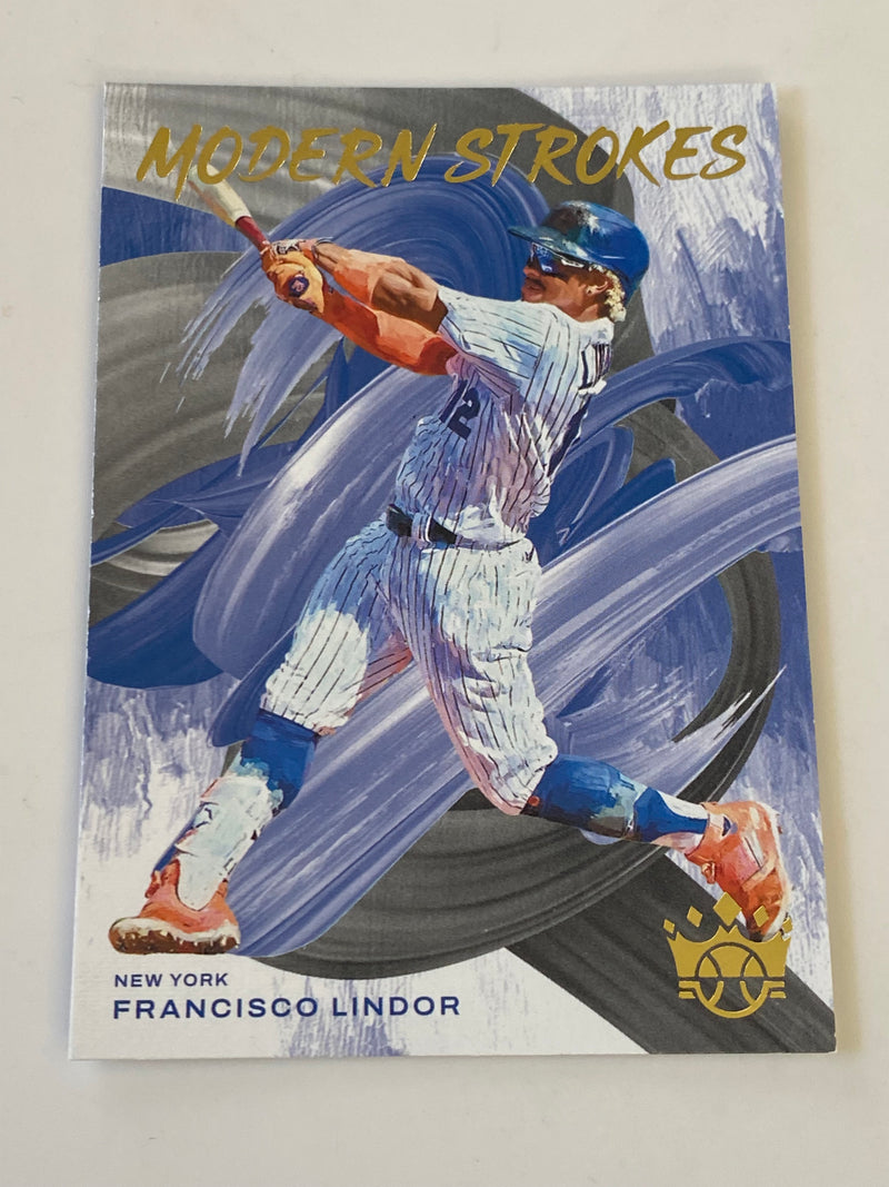 2022 Panini Diamond Kings Modern Strokes #MS-15 Francisco Lindor