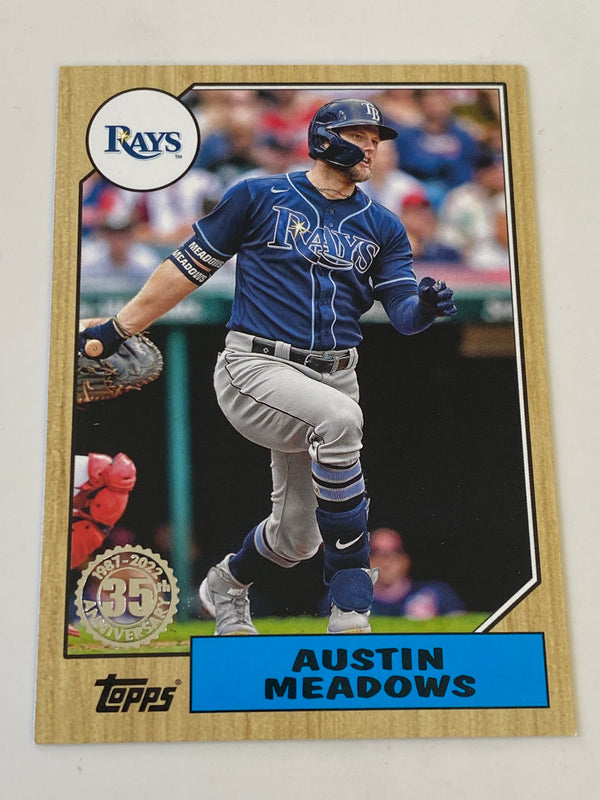 2022 Topps Series 1 1987 35th Anniversary #T87-15 Austin Meadows