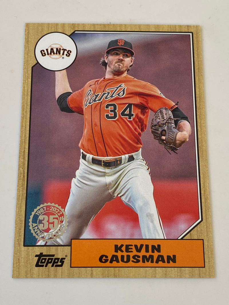 2022 Topps Series 1 1987 35th Anniversary #T87-16 Kevin Gausman