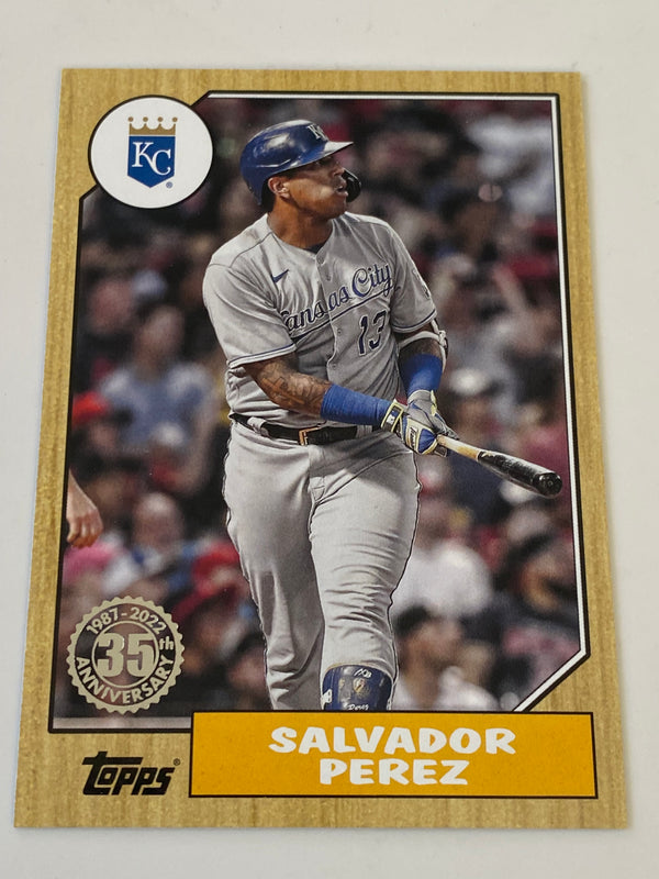 2022 Topps Series 1 1987 35th Anniversary #T87-17 Salvador Perez