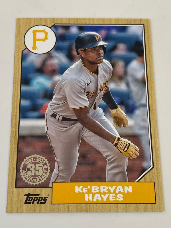 2022 Topps Series 1 1987 35th Anniversary #T87-27 Ke'Bryan Hayes