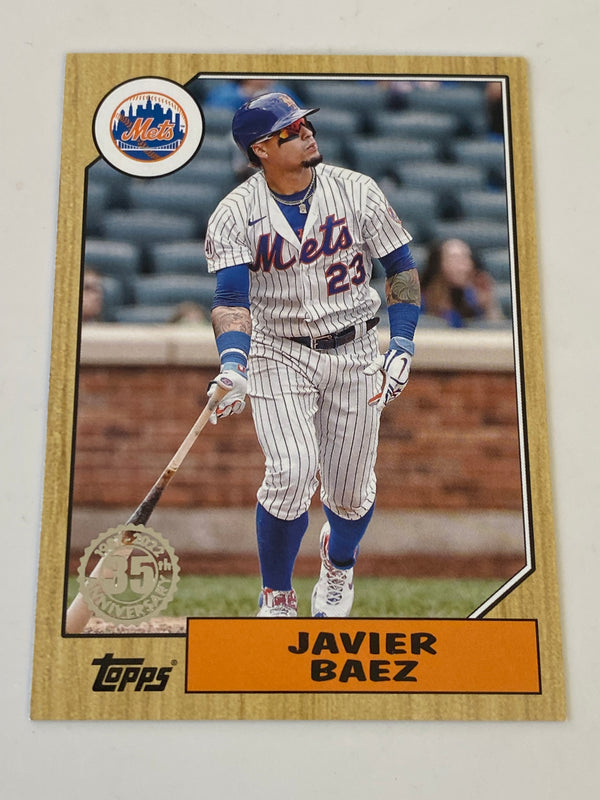 2022 Topps Series 1 1987 35th Anniversary #T87-37 Javier Baez