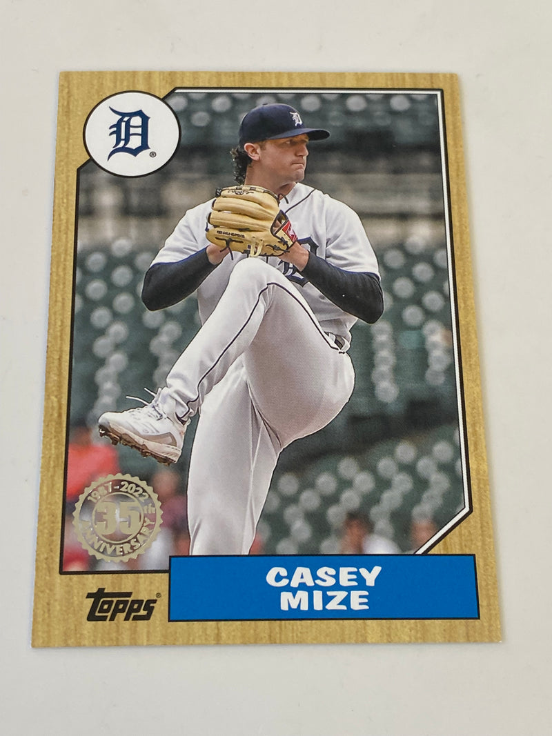 2022 Topps Series 1 1987 35th Anniversary #T87-45 Casey Mize