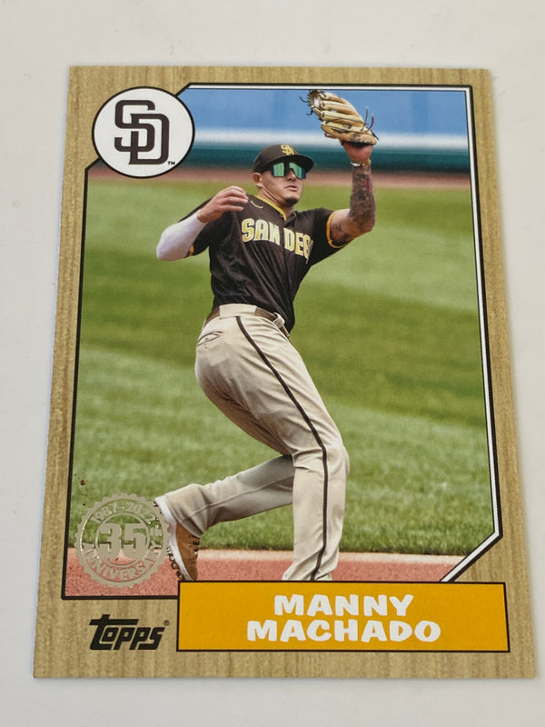 2022 Topps Series 1 1987 35th Anniversary #T87-55 Manny Machado