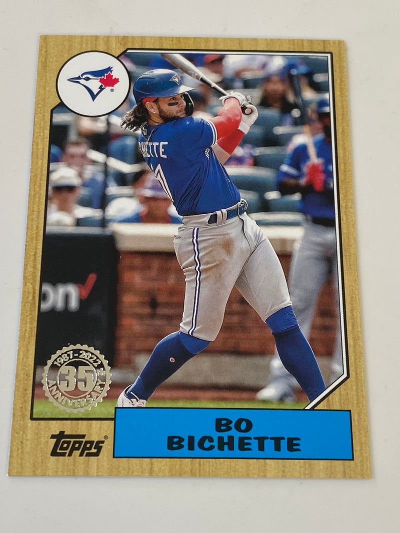 2022 Topps Series 1 1987 35th Anniversary #T87-56 Bo Bichette