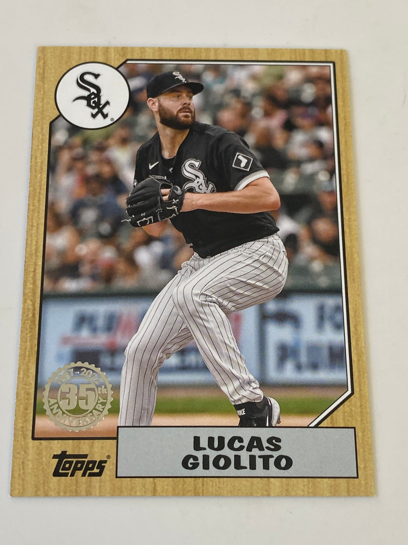 2022 Topps Series 1 1987 35th Anniversary #T87-87 Lucas Giolito