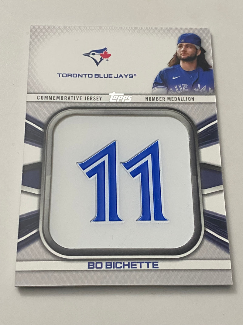 2022 Topps Commemorative Jersey Number Medallion #JNB-BB Bo Bichette