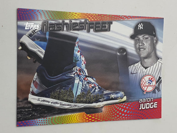 2022 Topps Flashiest Feet #FF-11 Aaron Judge