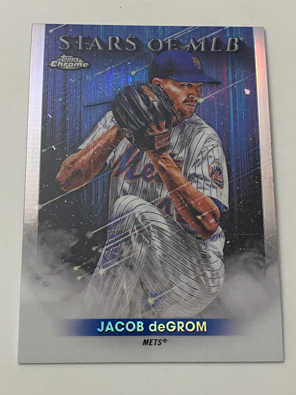 2022 Topps Chrome Stars of MLB #SMLBC-13 Jacob deGrom