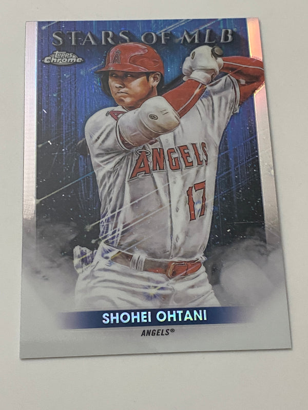 2022 Topps Chrome Stars of MLB #SMLBC-24 Shohei Ohtani