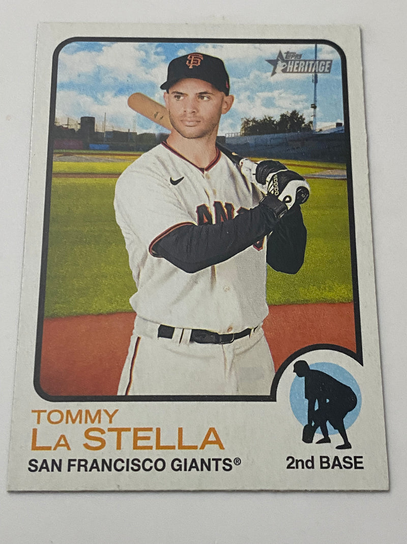 2022 Topps Heritage High Number SP #439 Tommy La Stella