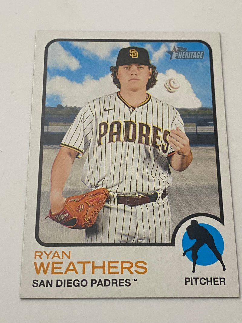 2022 Topps Heritage High Number SP #442 Ryan Weathers