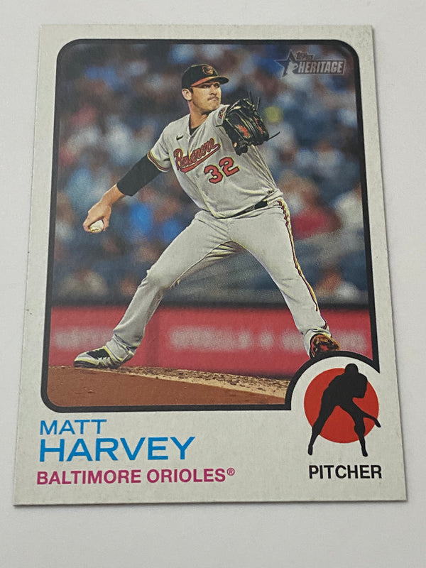 2022 Topps Heritage High Number SP #443 Matt Harvey