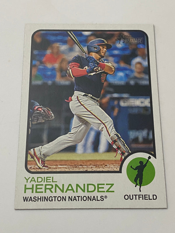 2022 Topps Heritage High Number SP #444 Yadiel Hernandez