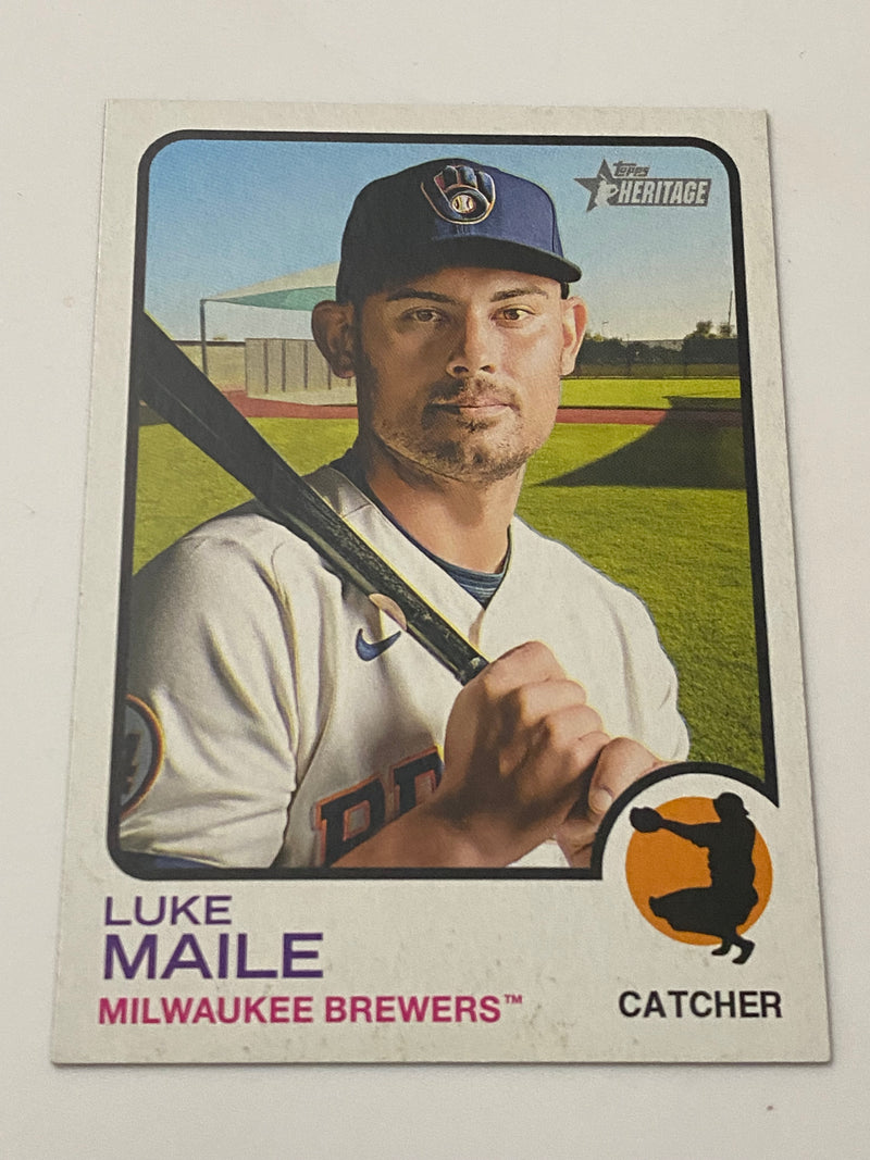 2022 Topps Heritage High Number SP #454 Luke Maile