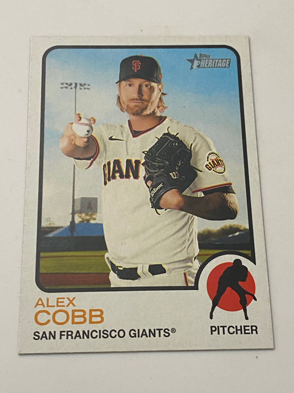 2022 Topps Heritage High Number SP #463 Alex Cobb