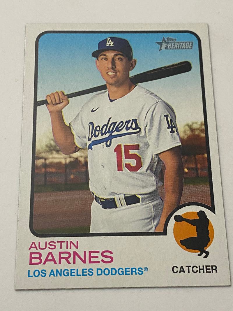 2022 Topps Heritage High Number SP #465 Austin Barnes