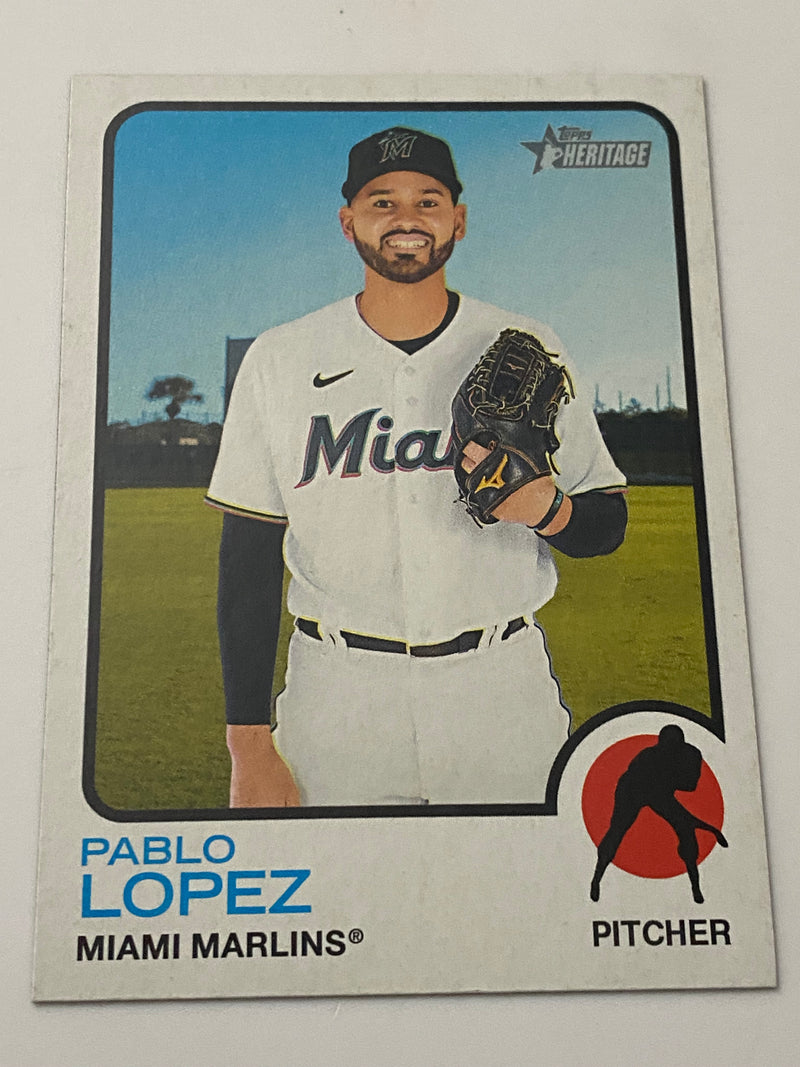 2022 Topps Heritage High Number SP #467 Pablo Lopez