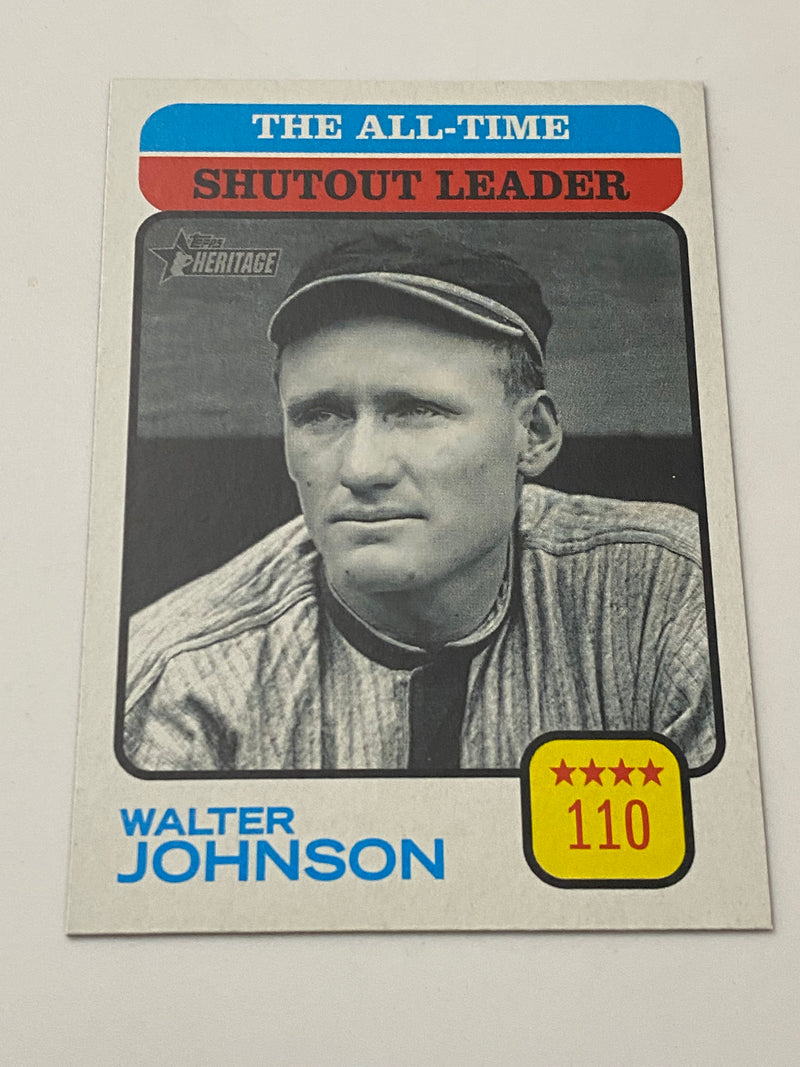 2022 Topps Heritage High Number SP #477 Walter Johnson