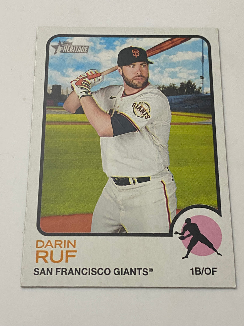 2022 Topps Heritage High Number SP #481 Darin Ruf