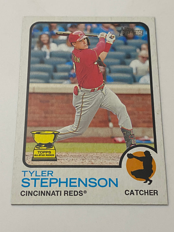 2022 Topps Heritage High Number SP #498 Tyler Stephenson