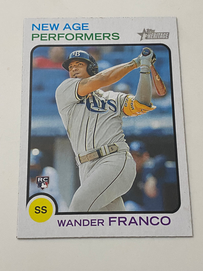 2022 Topps Heritage New Age Performers #NAP-1 Wander Franco RC