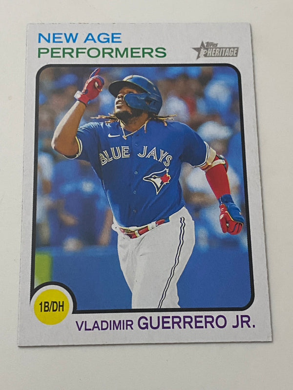 2022 Topps Heritage New Age Performers #NAP-3 Vladimir Guerrero Jr