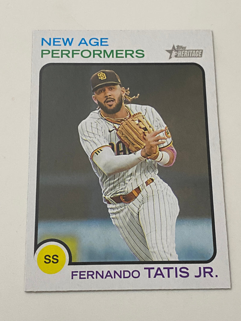 2022 Topps Heritage New Age Performers #NAP-8 Fernando Tatis Jr.