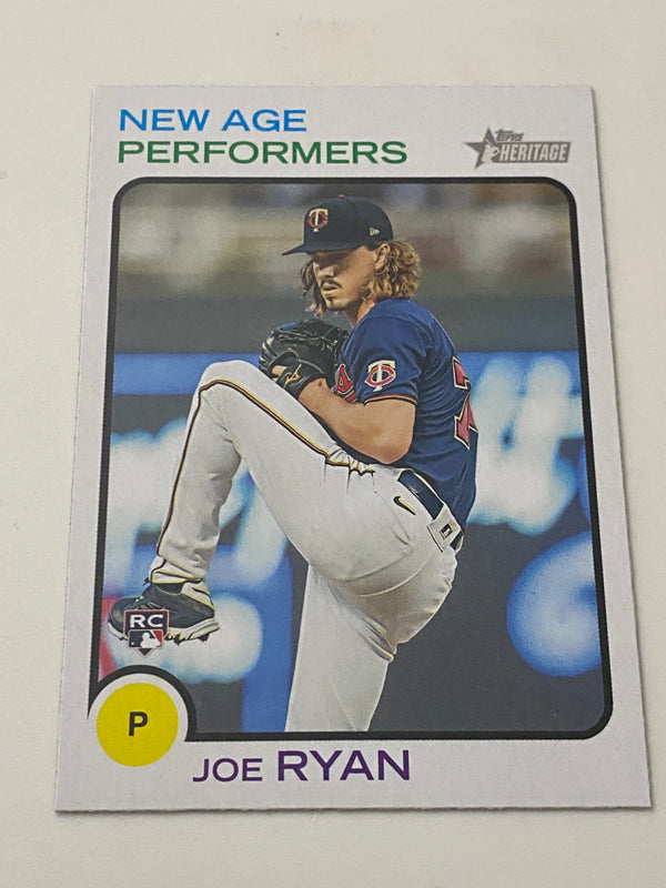 2022 Topps Heritage New Age Performers #NAP-18 Joe Ryan RC