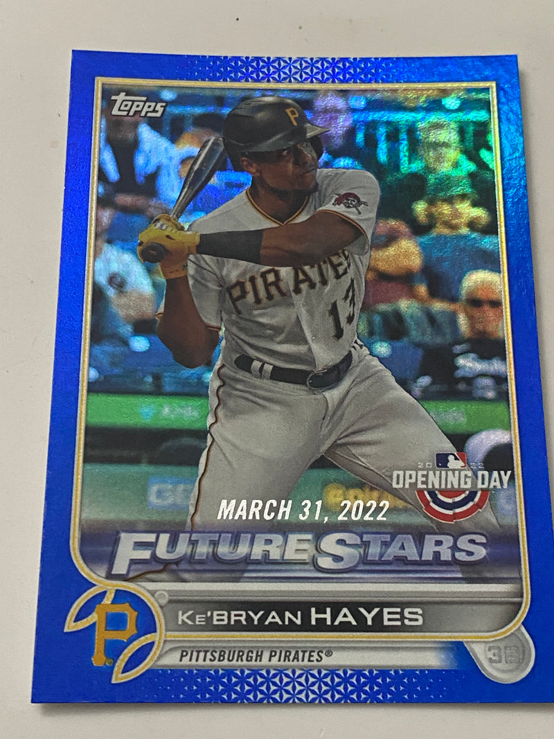 2022 Topps Opening Day Blue Foil #111 Ke'Bryan Hayes