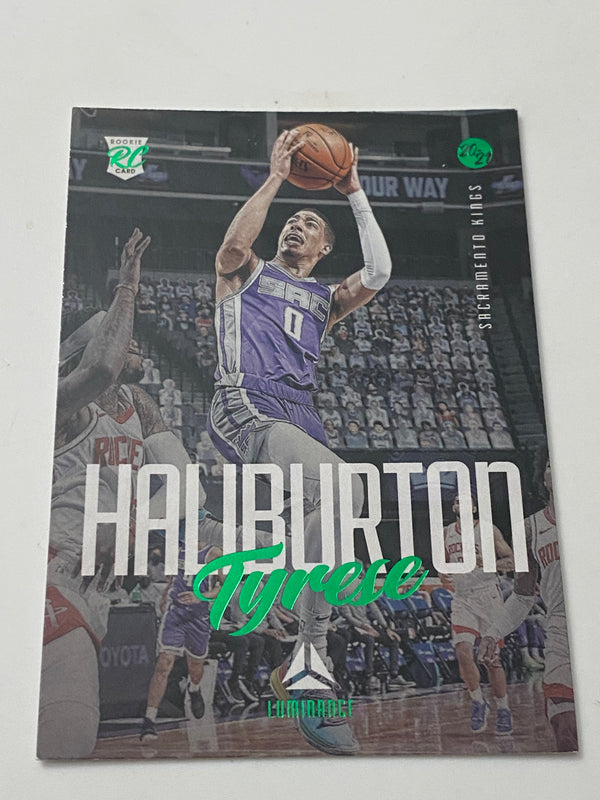 2020-21 Panini Chronicles Luminance Green #149 Tyrese Haliburton RC