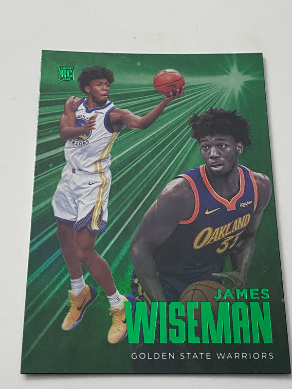 2020-21 Panini Chronicles Essentials Green #202 James Wiseman RC