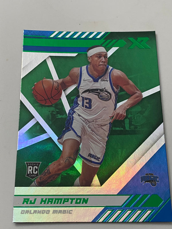 2020-21 Panini Chronicles XR Green #275 RJ Hampton RC