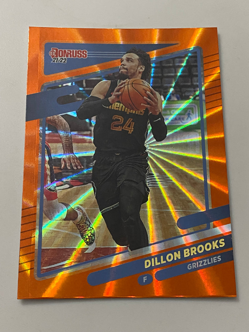 2021-22 Panini Donruss Orange Holo Laser #50 Dillon Brooks