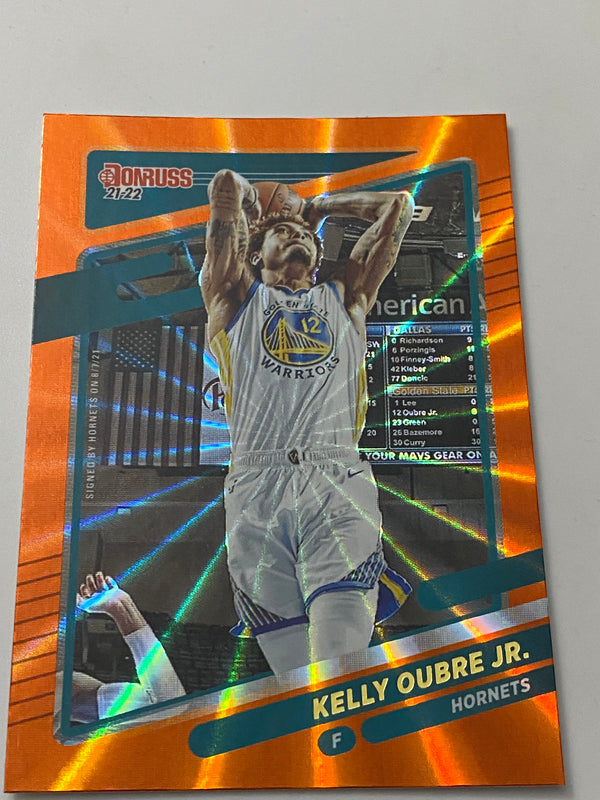 2021-22 Panini Donruss Orange Holo Laser #137 Kelly Oubre Jr.